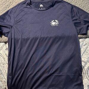 Men's Navy Blue Crab Graphic Tee
